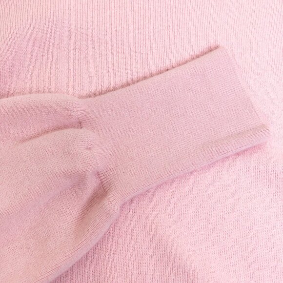 Aritzia Wilfred Rebecca Turtleneck Sweater Cropped Wool Blend Blush Pink - Picture 6 of 11